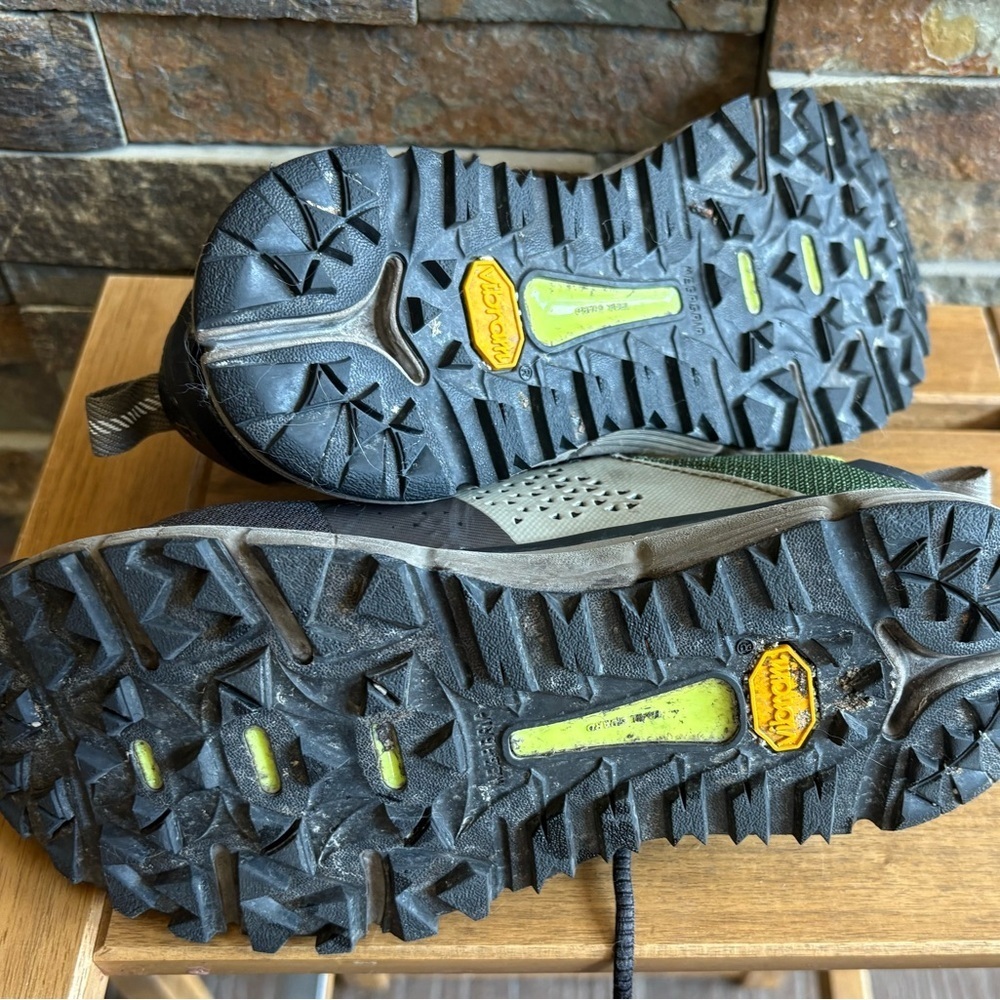 Women’s Danner Trail 2650 Campo Running Shoes - Gray and Green - Picture 2 of 7